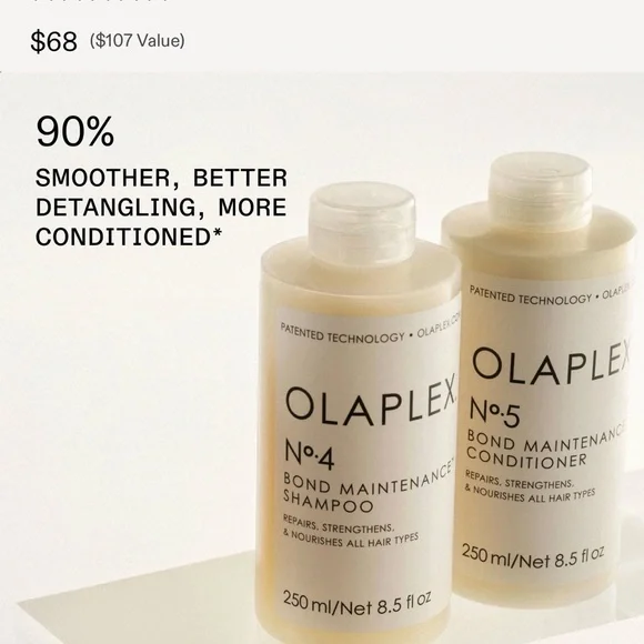 OLAPLEX Full-On Shine Set with Gold and White Packaging (New) - Picture 12 of 16